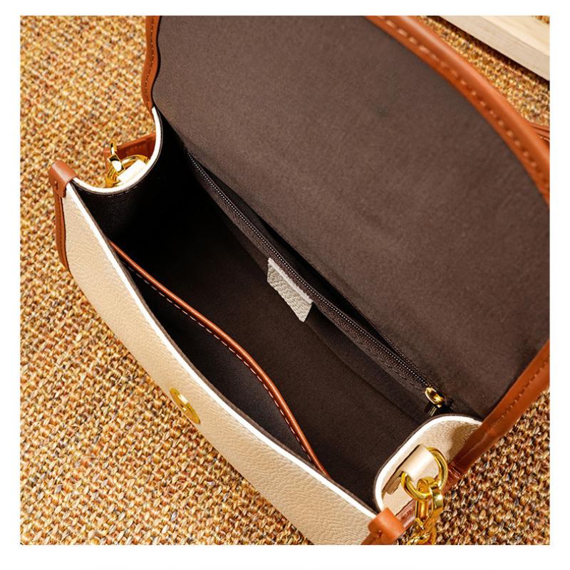 Женская сумка Net Celebrity Hot Style Small Square Bag 2025 года, модная сумка в стиле вестерн, контрастные цвета, нишевый стиль, легкие роскошные сумки через плечо из коровьей кожи