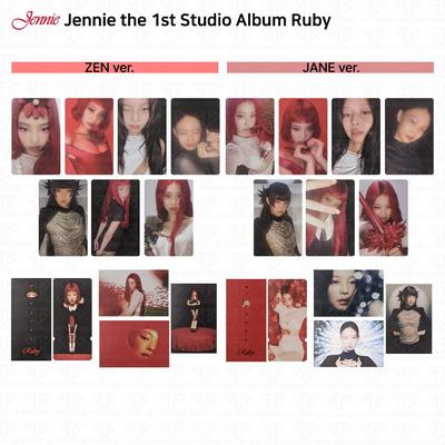 Дженни Первый студийный альбом Руби Официальная фотокарточка Почтовая открытка Постер Билет KPOP