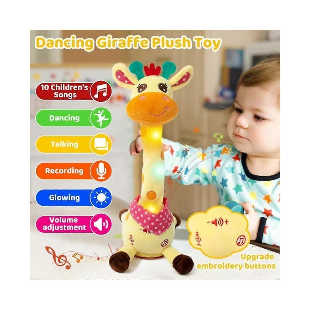 Musical Giraffe Toy - Sings Dances Repeats What You Say Dancing Giraffe Toy Giraffe Stuffed Animal Toys