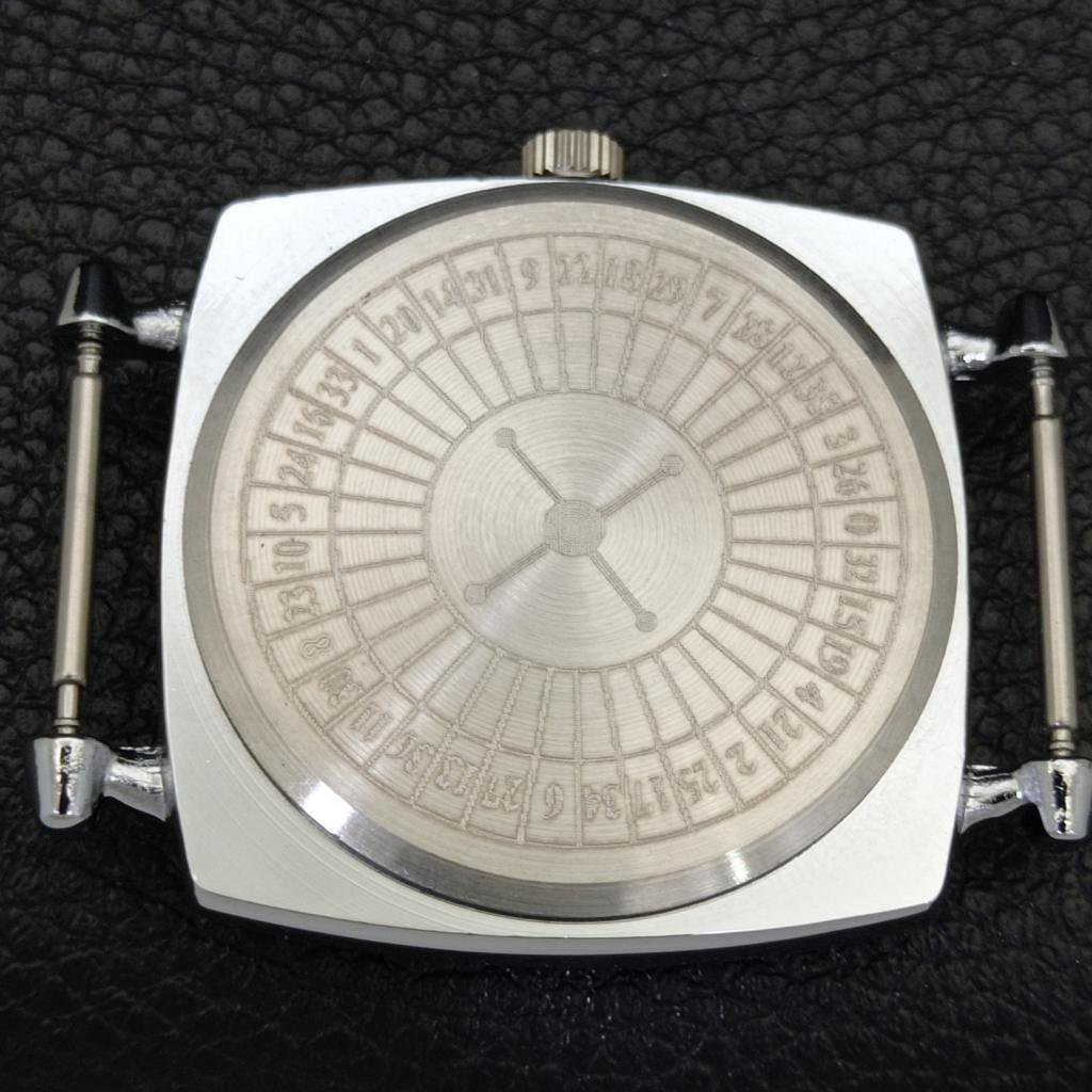 ШВЕЙЦАРСКИЕ МУЖСКИЕ ВИНТАЖНЫЕ ЧАСЫ С РУЧНЫМ ЗАВОДОМ "ПОКЕР ФЕЙС" РЕСТАВРИРОВАННЫЕ МОРСКОЙ ЗЕЛЕНЫЙ a700939-5