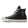 Chuck Taylor All Star Made with Love Comfortable and Versatile High-Top Espadrilles Unisex Black