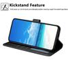 Wallet Case for iPhone 17 Pro Max - Leather/PU, Black, With Lanyard