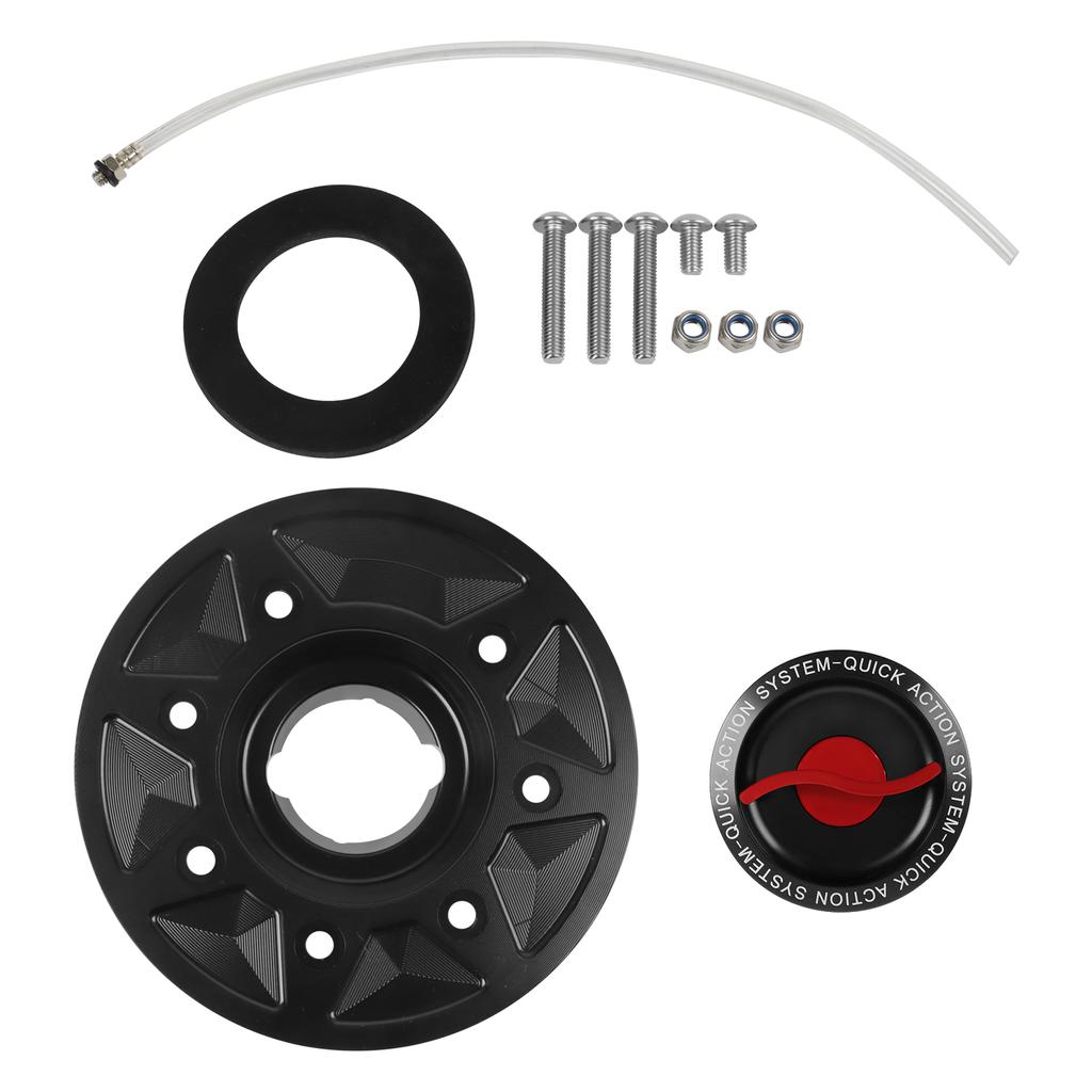 Для Kawasaki NINJA 250 400 650 Z650 Z900 ZX-6R / 636 Versys-X 300 Keyless Racing Quick Release Tank Caps Case Gas Cover