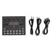 Live Sound Card Professional Reverb Effects Adjustable Bass Treble Dual Microphone Ports Dual