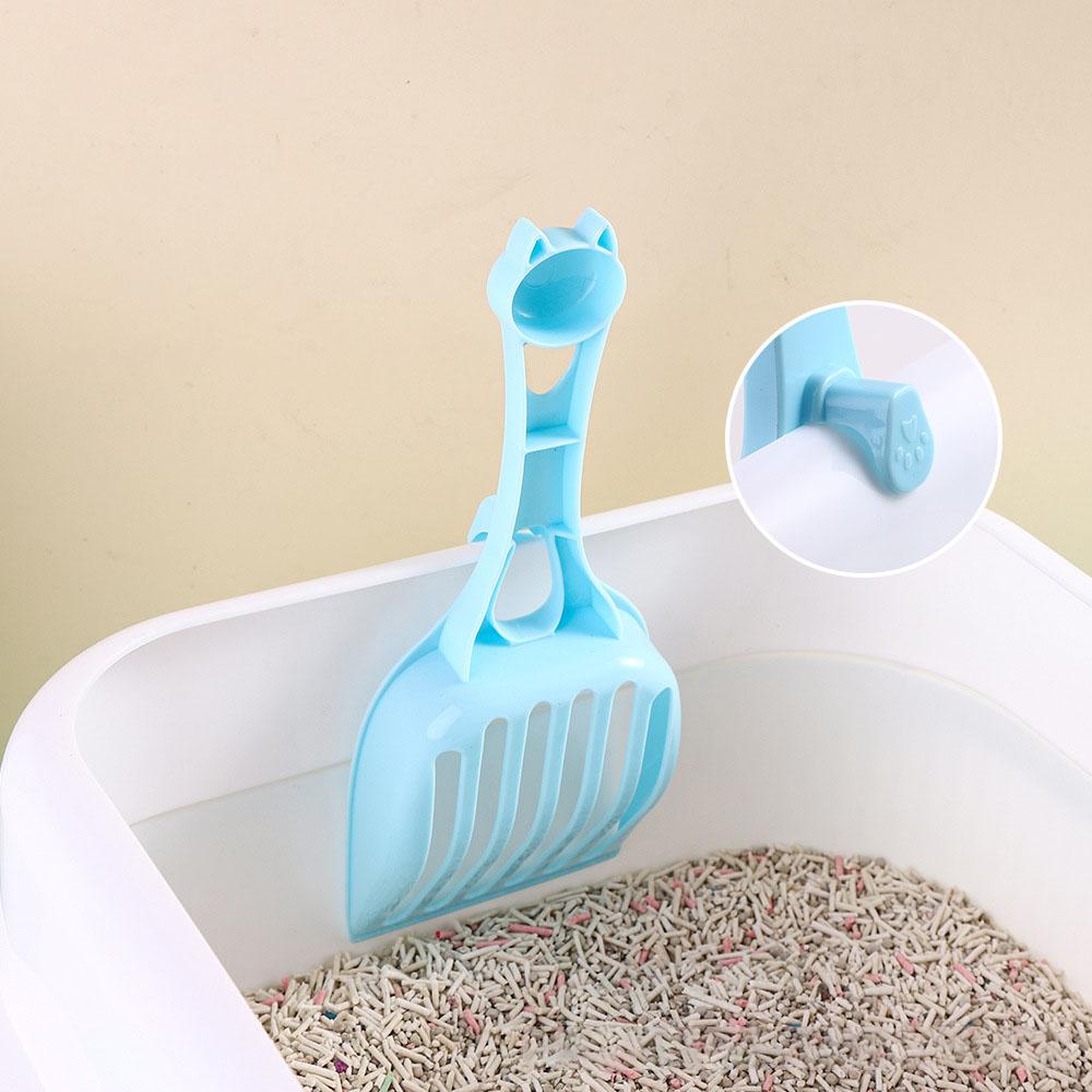 Совок для кошачьего наполнителя - Большой размер, лопатка для кошачьего наполнителя для кошек, прочный, легко моющийся, кошачьи принадлежности, эффективный инструмент для уборки наполнителя для