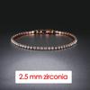 Hiphop Tennis Bracelet Homme Iced Out 3/4/5mm Cubic Zirconia Mens Crystal Chain On The Hand Hip-hop Streetwear Jewelry Male H086