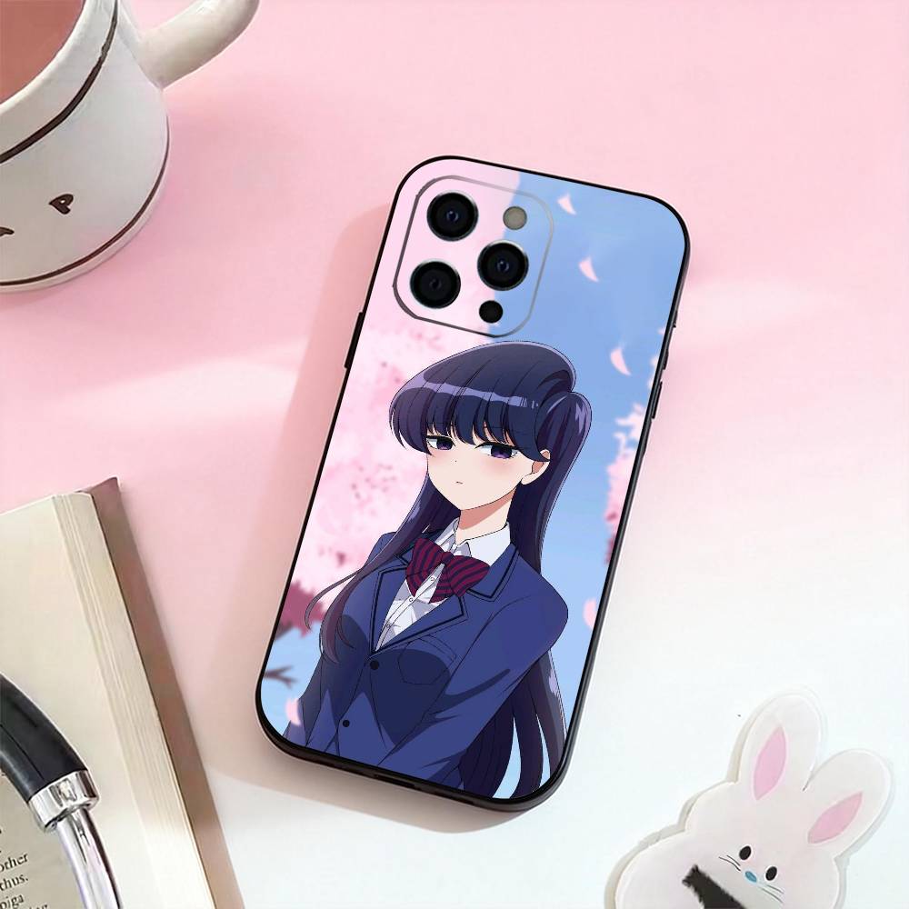 K-Komi Аниме Не может общаться Чехол для телефона Силиконовый Мягкий Для IPhone 17,16,15,14,13,12,11,XS,Plus Pro Max