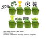 Soccer Cupcake Picks 8 Pcs Cake Topper Decoration, Ball Goal Football Decorations Shoe for Sport Theme Birthday Party Supplies Fan Dessert