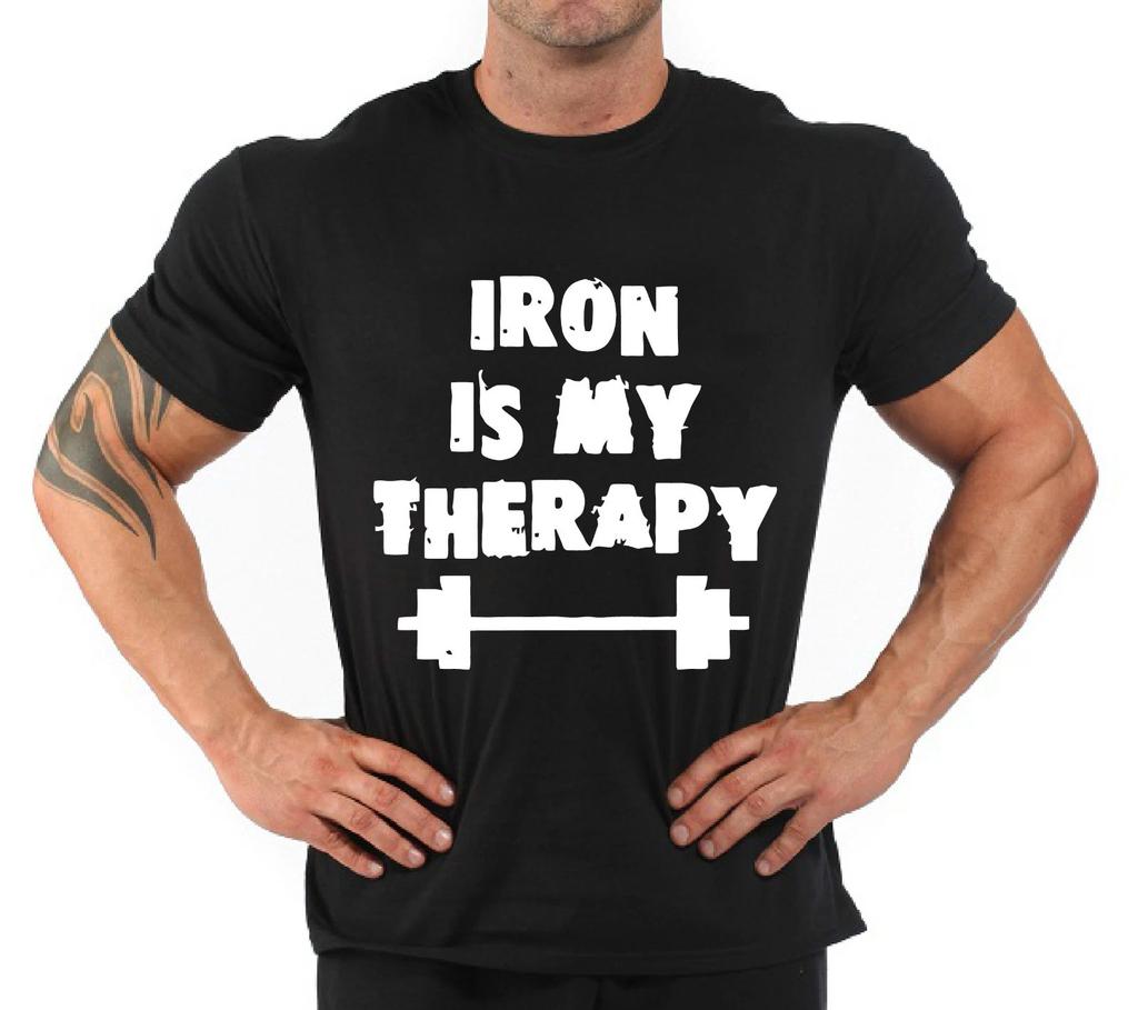 Bodybuilding Fitness Gym T-Shirt "Iron is my..."