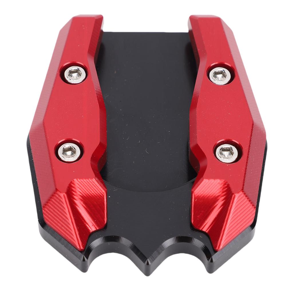 Motorcycle Kickstand Extender Pad Enlarger CNC Aluminum Alloy Anti Skid Side Stand Extension Plate Pad Replacement for
