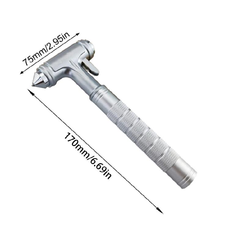 Car Emergency Hammer Window Breaker with Belt Cutter Rescuing Hammer Safety Hammer for Car Bus Glass Breaker Portable