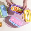 700 мл Bento Lunch Box Meal Prep Food Storage Контейнеры для хранения свежести Lunchbox