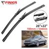 2PCS Wiper Blades For Citroen C5 RD / TD 2008-2017 28" 22" Fit Front Windshield Windscreen Window Brushes Cutter Accessories 2013 2014 2015 2016 2017