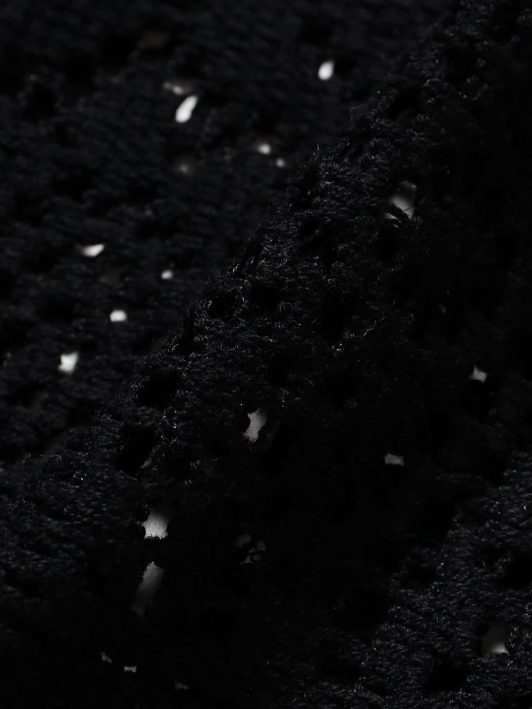 В:MING LIFE STORE от BEAMS Женский приталенный жакет с кружевом (Размеры S-M) черный