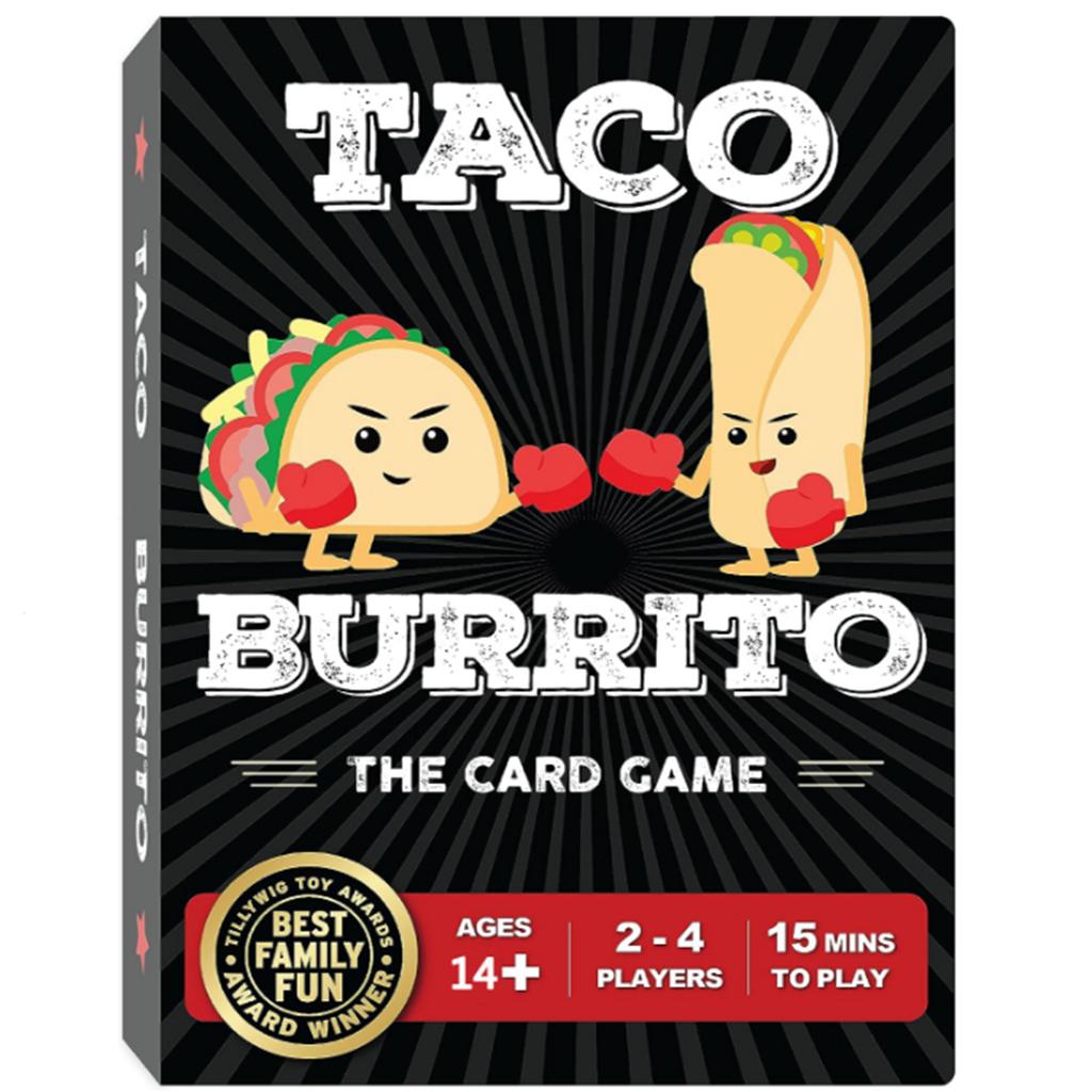 Семейные настольные игры «Тако против буррито» для детей 6–8, 8–12 лет и старше — веселые карточные игры для детей и всей семьи, детский семейный вечер игр