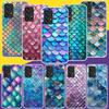 Чехол для телефона 'Чешуя Русалки' для Samsung Galaxy A52 A32 A22 A12 A02S A50S A30S A51 A31 AA71 Note 20 Ultra 10 S10 Plus G
