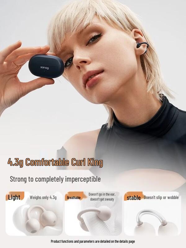 SANAG F20S Pro Open-Ear Clip Bluetooth Headset