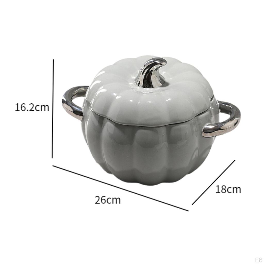 Форма для запекания с крышкой, фарфоровая ручка для макарон, предметы интерьера, кастрюля, посуда для