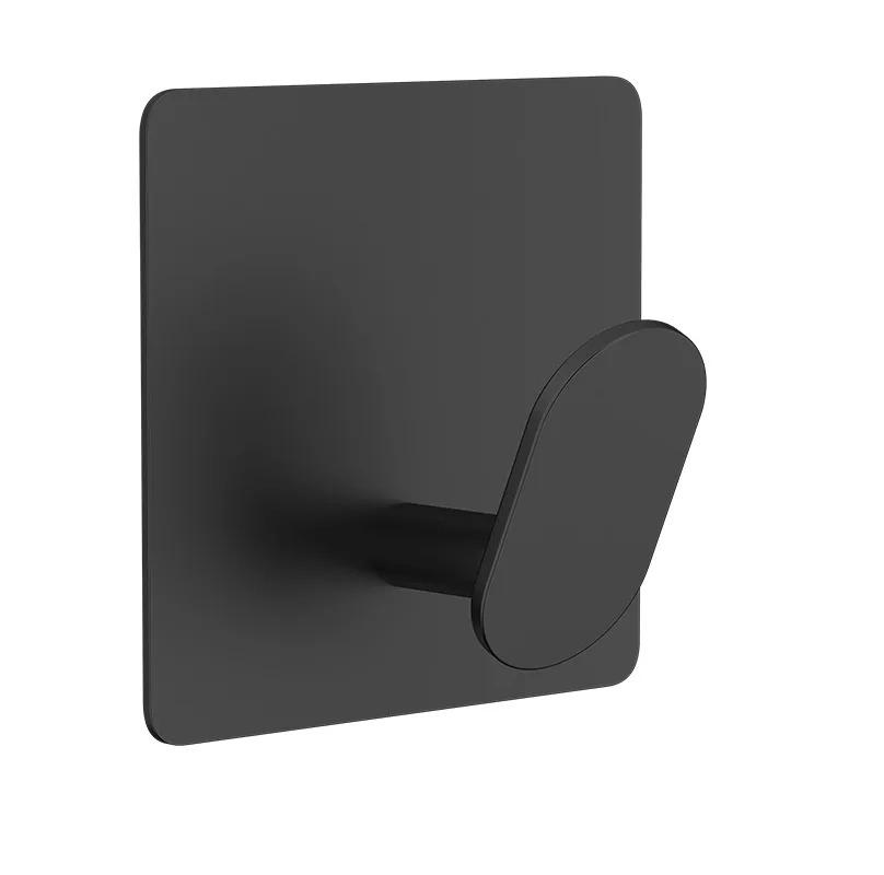 1/2 шт. крючки для халатов из нержавеющей стали для ванной комнаты, самоклеящийся настенный крючок, держатель для полотенец, кухонная фурнитура для ванной комнаты, многоцелевой крючок для вешалки