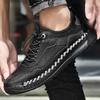 New Men Autumn Casual Shoes Sewing Platform Sports Anti Slip Outdoor Walking Thick Soled Comfortable Sneaker Zapatillas