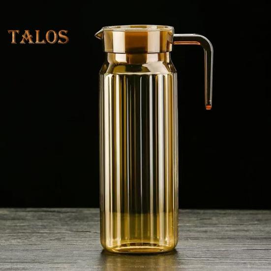 Пластиковые кувшины объемом 1,1 литра с крышкой, кувшин для чистой воды без содержания бисфенола А для холодного чая, лимонада, небьющийся кувшин для напитков, холодильник, кувшин для домашнего офиса