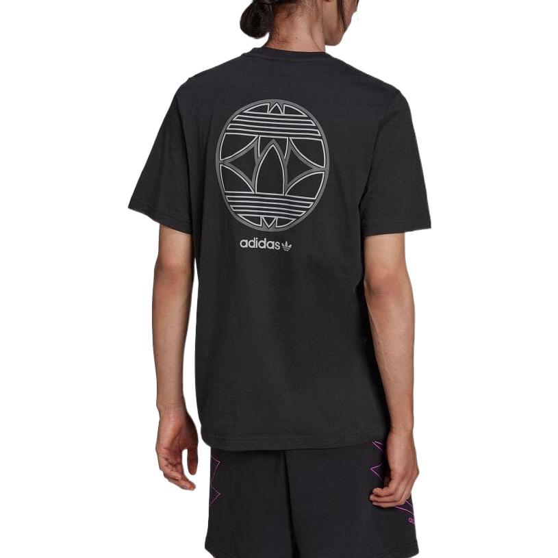 adidas Футболка Originals Японская версия Мужская Черная HE4723