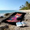 1pc Super Kitties Adventures3 Beach Towel, Beach and Seaside Swimming Pool Equipment, Fashion Pattern, Rectangular, Travel Essentials