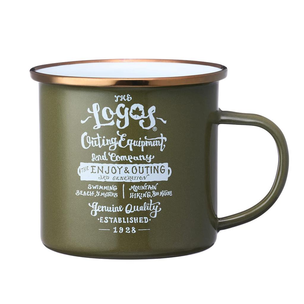 Кружка эмалированная LOGOS Classic (оливковый) 81280061