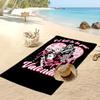 Screaming Horror Printed Quick Dry Beach Towel Super Absorbent Soft Lightweight Bath Towel for Pool Summer Travel
