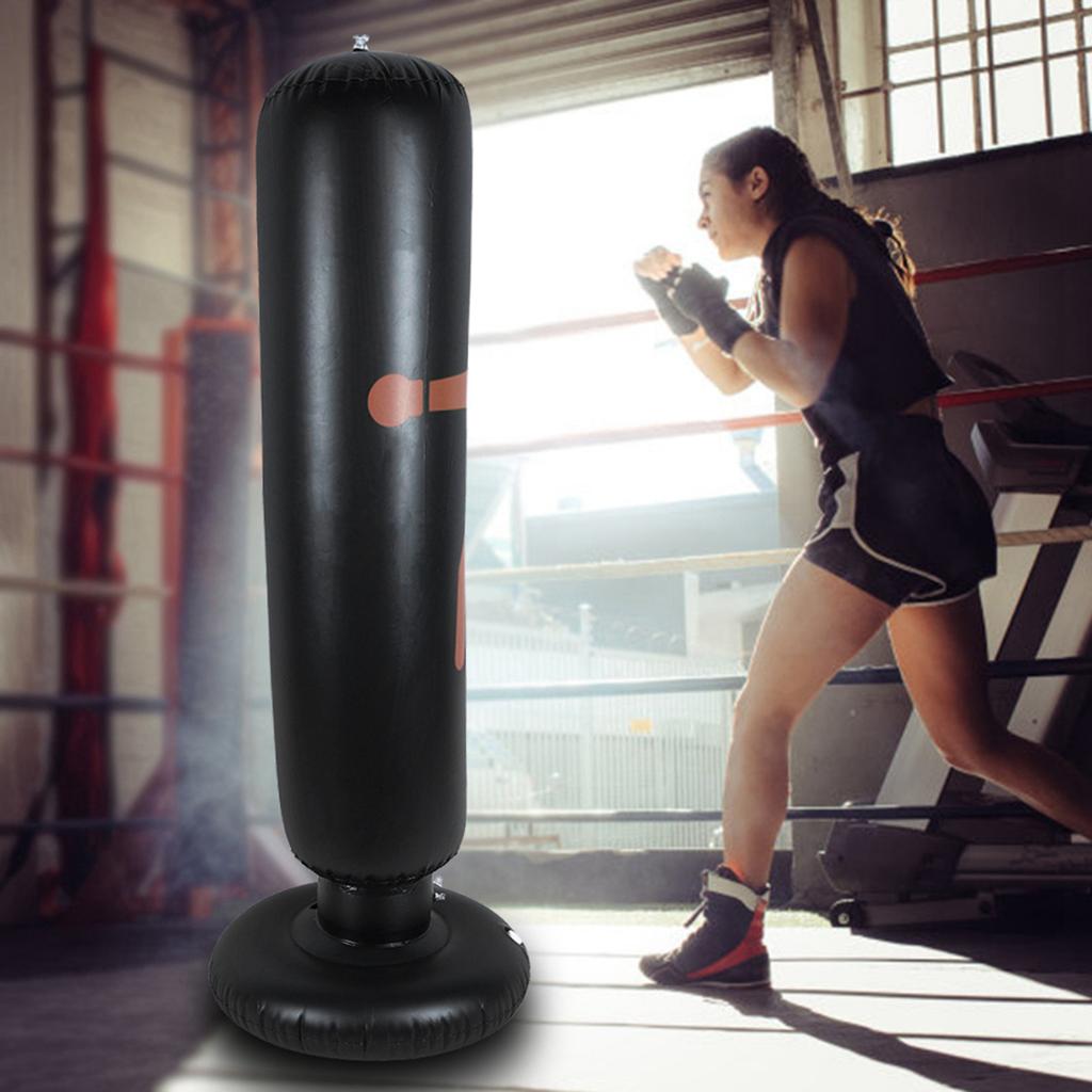 160 см высота ПВХ фитнес удар надувная колонна взрослые дети боксерская груша
