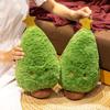 35cm Christmas Green Tree Plush Pillow Doll For Room And Sofa Decoration