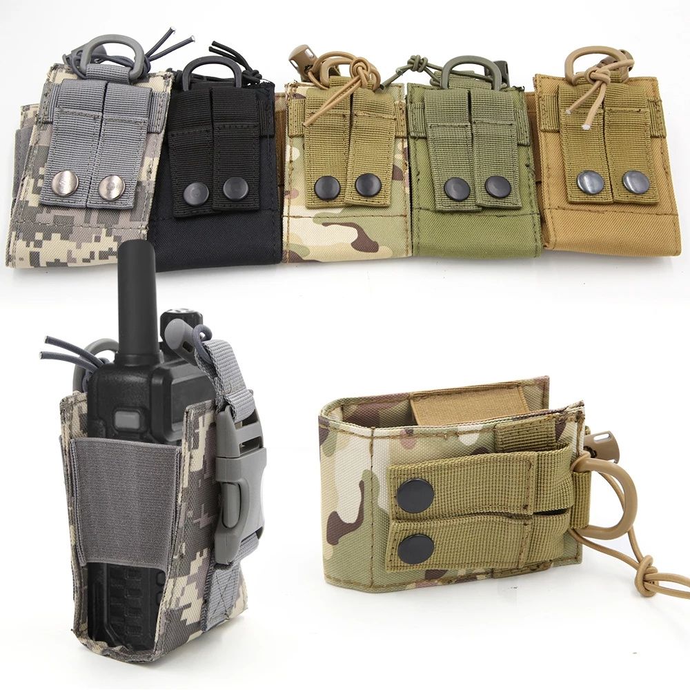 Case Molle Pouch Walkie Talkie Bag Walkie Talkie Pouch Molle Radio Pouch Interphone Storage Bag
