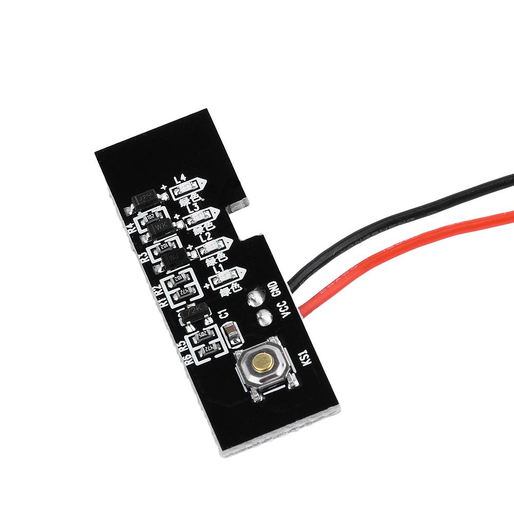 Модуль индикатора емкости батареи 5S 18В 21В со светодиодным дисплеем, с индикацией мощности и корпусом батареи, тестер уровня заряда батареи