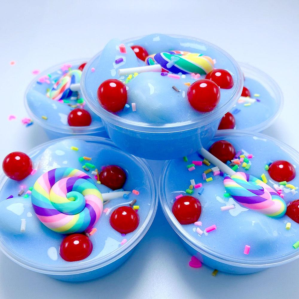 Мягкие леденцы на палочке, игрушки для детей, резиновые слизи Lizun, антистрессовые игрушки, динамический песок для игрушек для сжатия