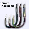 Высококачественные костяные шпоры, гигантские рыболовные крючки, усиленные прямые офсетные крючки для черного карпа и специальные толстые емкости для крови с рукавом для гигантского пруда для рыбы