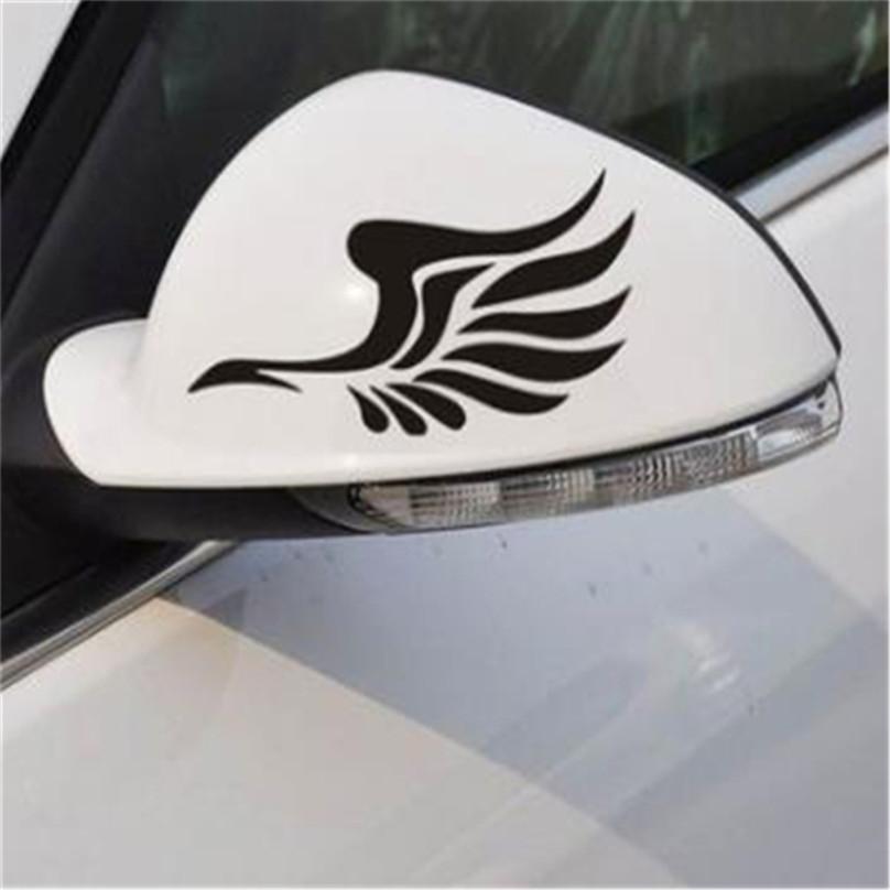 1 Pair Rearview Mirror Wing Car Stickers Reflective Car Stickers