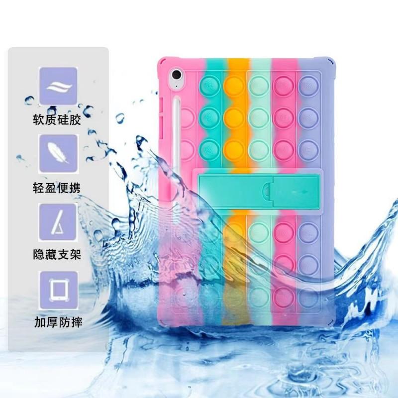 Silicone Tablet Case Galaxy Tab S10 FE 13.1 Inch SM-X620 With Stand Function Shockproof Cover