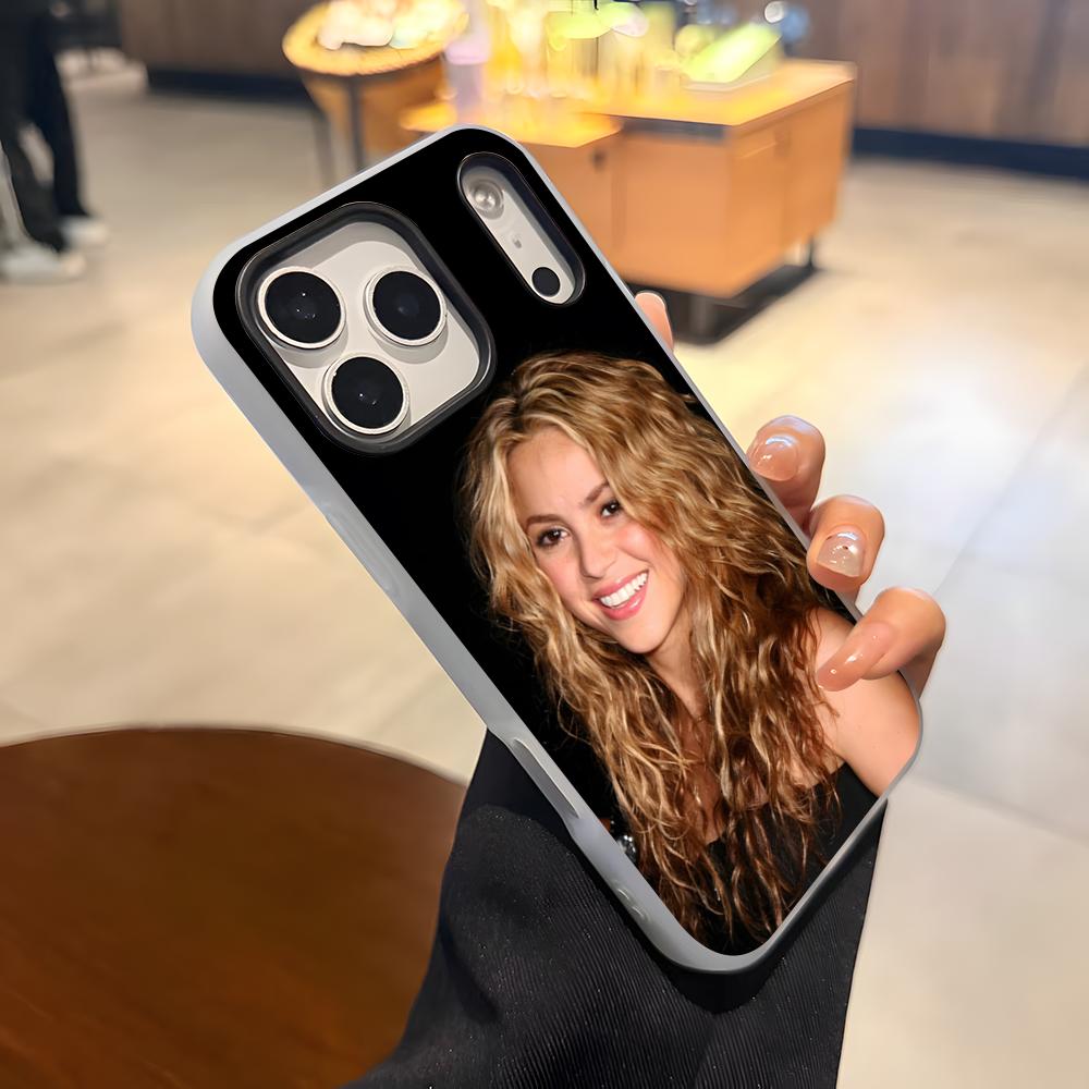 Чехол для телефона Singer Famous S-Shakira Для IPhone 17 Air 16 E 15 14 Plus 13 12 11 Pro Max Желейный 2-в-1 Защитный чехол