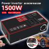 DC 12V/24V To AC 220V Car Inverter Auto Converter Inversor Car Cigarette Lighter Power Adapter 4 USB Charger 1500W