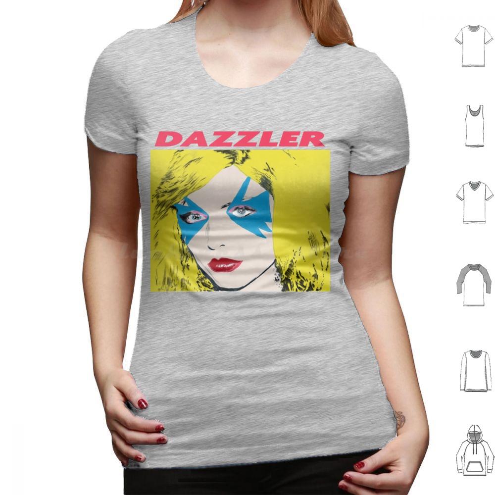 Dazzler T Shirt Big Size 100 Cotton Superhero Pop Star Star Album Cover Mash Up Pulp2pixel Mutant Dazzler X Men 1980 S
