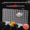 Aquarium Mesh Lid and Turtle Basking Platform with Bottom Filter Plate