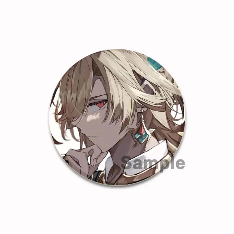 32/44/58 мм значок Genshin Impact, броши ручной работы на одежду, рюкзак, аксессуары для косплея, брошь Alhaitham, мультяшные значки на лацкан, подарки