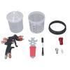 Пистолет-распылитель с корпусом из алюминиевого сплава, головка из нержавеющей стали, регулируемая амплитуда, профессиональный автомобильный воздушный распылитель
