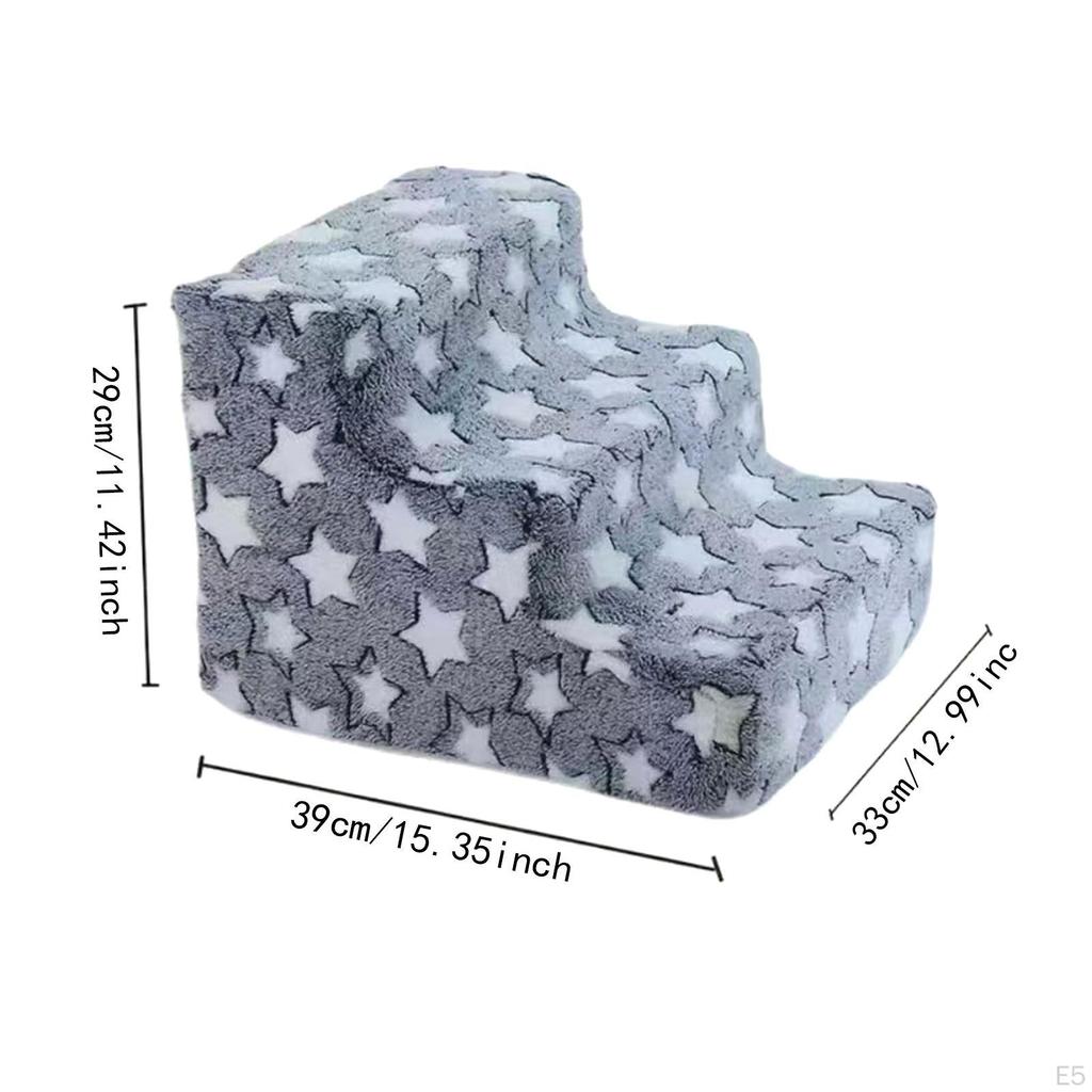 Pet Staircase with Removable Cover, Ideal for Dogs And Cats