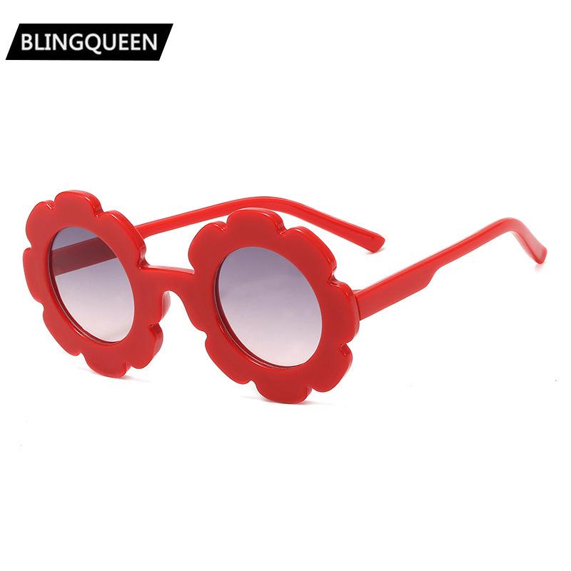 1380 Lace Children'S Glasses Plastic Frame Decorative Glasses Small Flower Lenses Baby Fashion Plastic Sunglasses