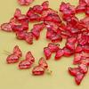 50PCS Butterfly Beads Czech Glass Loose Spacer Beads For Needlework Earrings Bracelet Jewelry Making Components Crafts DIY