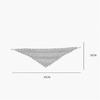 Solid Color Triangle Wrap Hollow Out Lady Shawl Flower Fashion Lace Scarf  Women