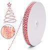 Красно-белый хлопковый шпагат 2 мм шпагат пекаря рождественская лента нить для рукоделия искусства садоводства растений подарочной упаковки дома свадьбы праздничного декора