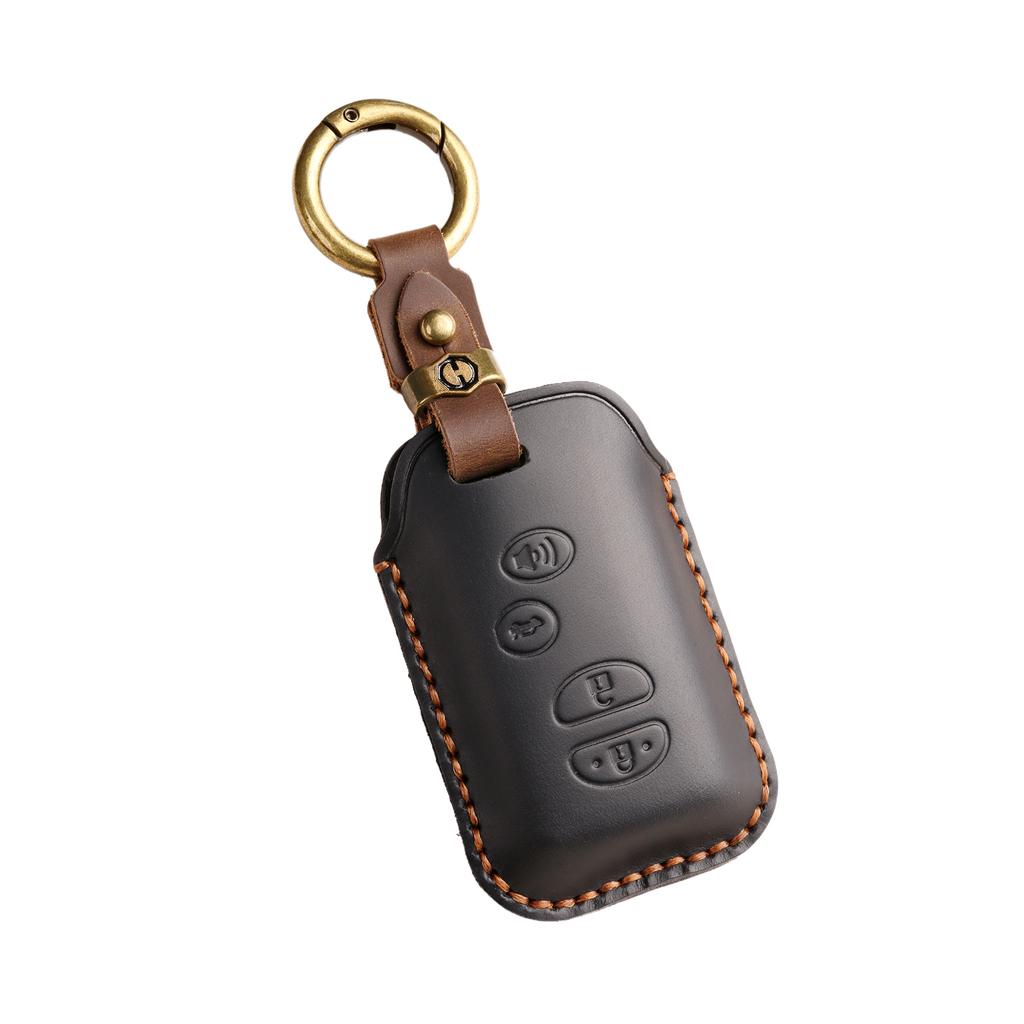 Retro key cover is suitable for Toyota's old Cool Luze Prado Camry leather car key protective cover