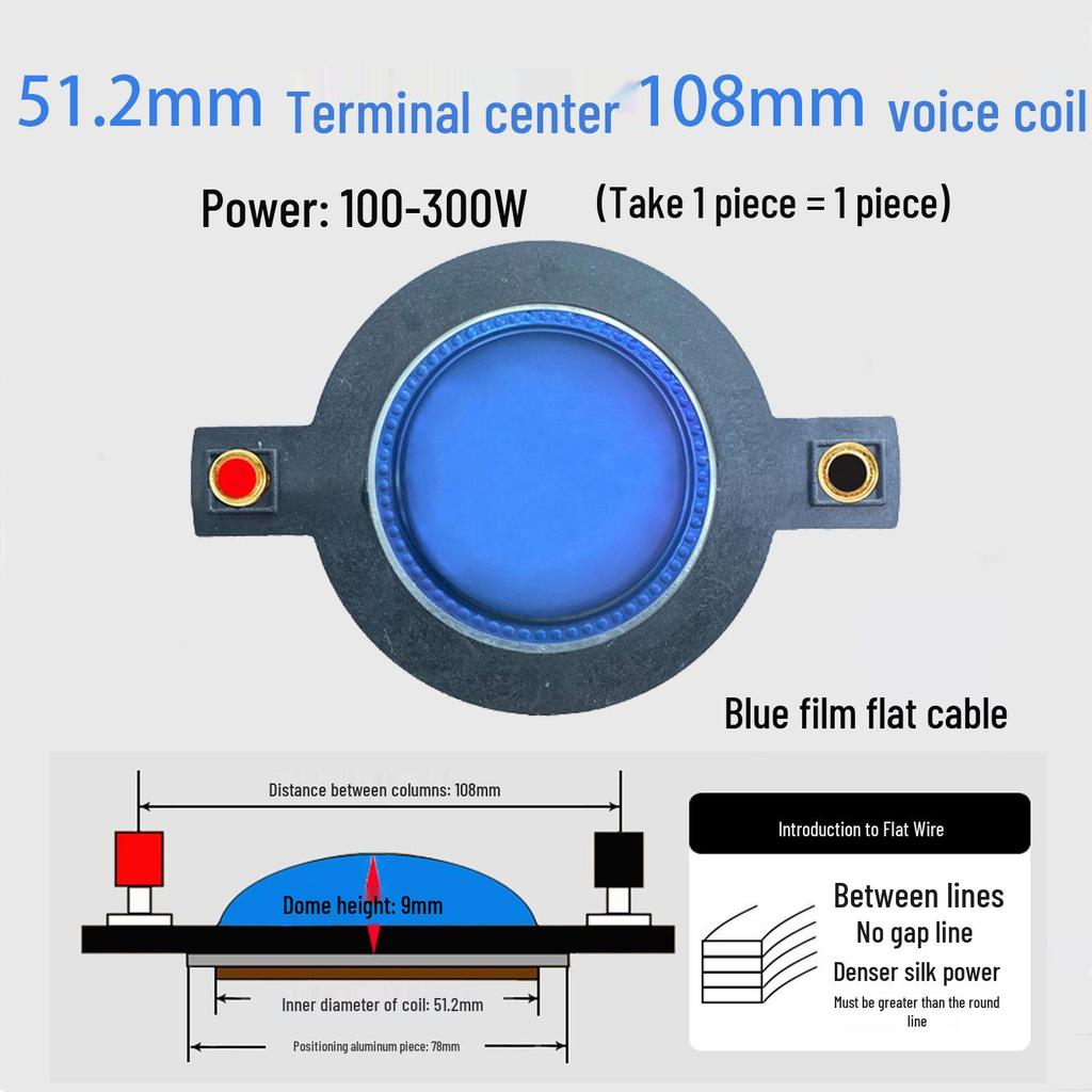 Ремонтные детали для диафрагмы высокочастотного динамика: 25-75 Жила Круглая Плоская Проволока